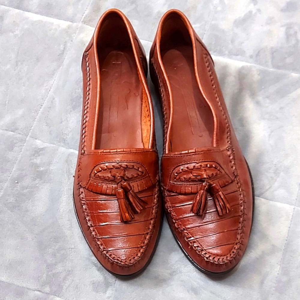 NWT Vintage Giorgio Brutini Leather Loafers